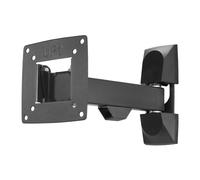 Hama | Soporte de Pared para TV de 10" a 26" (Soporte Giratorio 180° e inclinable +5/-12° de Pared, Pantallas de hasta 66cm, Carga máx de 15kg, VESA 100 x 100) Negro