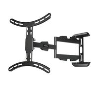 Hama Soporte de pared para TV giratorio, brazo 165 cm, VESA 400x400, 32–65 pulgadas, negro, 25 kg
