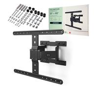 Hama Soporte de Pared para TV orientable, inclinable, Delgado (TV 37-90 Pulgadas, VESA 200 x 200 hasta VESA 600 x 400, hasta 50 kg, Soporte Extensible, Baja Distancia a la Pared, con Tacos Fischer),