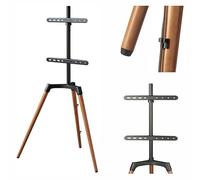 Hama | Soporte de pie para TV de 32 a 65" (Soporte de Carga máxima de 35kg, firo de 140°, VESA de 200 x 200 hasta 400 x 200, Pantallas de hasta 191cm) Negro