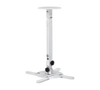 Hama | Soporte de Techo para proyector (Soporte proyector griatorio 360°, inclinable -30°, Carga máxima 15kg) Blanco