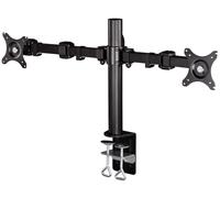 Hama Soporte Doble Para Monitor 21" 23" 24" 26" Brazo Giratorio Soporte De Mesa
