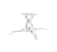 Hama | Soporte Giratorio para Proyector Universal (Soporte para Proyector Inclinable, para Techo, hasta 13,5 kg, Incluye Material de Montaje) Color Blanco