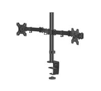Hama | Soporte Monitor de 13" a 32" con 2 Brazos, VESA 75x75-100x100, Negro