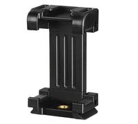 Hama | Soporte móvil Universal para trípode (1/4" Cold Shoe) Negro | Adaptador para móvil, soporte ajustable, zapata cold shoe, compatible trípodes y barras telescópicas