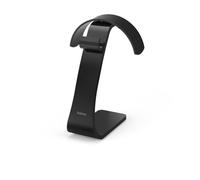 Hama Soporte para Auriculares de PC Compatible con Soporte de Cable, Color Negro