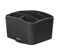 Hama – Soporte para mandos a distancia – 6 mandos, organizador escritorio/baño – Negro