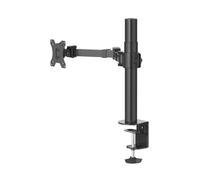 Hama | Soporte para Monitor de 13" a 35" con 1 Brazo (Brazo Monitor Mesa, VESA 75x75-100x100, Inclinación +35°/-35°, Giro 180°, hasta 15kg, Ajustable en Altura), Color Negro