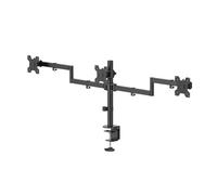 Hama Soporte para Monitor para 3 monitores, 13"-27" (Soporte para Monitor Totalmente articulado, orientable, inclinable, Altura Regulable, Giratorio 360°, Extensible, Trabajo ergonómico, Brazo para