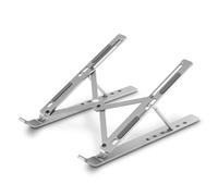 Hama Soporte para portátil de 15,6 Pulgadas, ergonómico, Plegable con ángulo de inclinación Ajustable, Estable y Antideslizante, Ideal para la Oficina
