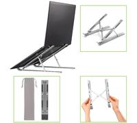 Hama Soporte Para Portátil Plegable De Aluminio Soporte De Laptop Portátil