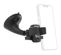 Hama Soporte para teléfono de Coche Easy Snap (para Smartphones de 5,5 a 8,5 cm, Soporte con Ventosa, Giratorio 360 °), Color Negro