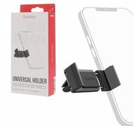 Hama - Soporte para teléfono de Coche (Montaje en Rejilla de ventilación, Giratorio 360°, para Smartphone de 6 a 8 cm, Compacto), Color Negro