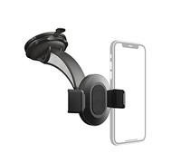 Hama Soporte para teléfono de Coche Move (Soporte de teléfono para Coche con Ventosa, Giratorio 360°, Soporte de Coche para Smartphones de 5,5 a 8,5 cm de Ancho), Color Negro