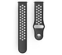 Hama Sportarmband para Fitbit Versa 2/Versa (Lite), negro/gris, Clásico