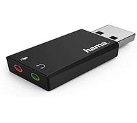 Hama Stereo Otro - Accesorio para portátil (Otro, Negro, USB-A, 2 x 3.5 mm, 1 pieza(s))