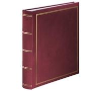 Hama Álbum de Fotos, Piel sintética de Poliuretano, Burdeos, 33x35 cm