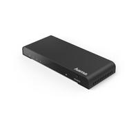 Hama Switch HDMI 3 Puertos Con Control Remoto, Conectores Dorados, 4K, Negro
