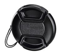Hama Tapa de lente inteligente 46 mm – con soporte, cordón y abrazadera, universal, negro