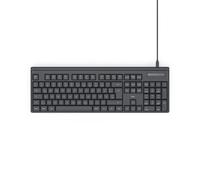 Hama Teclado USB CK-100, con cable, QWERTY UK, negro