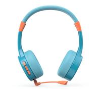 Hama | Auriculares inalámbricos para niños (Cascos Bluetooth con limitador de Volumen, micrófono, Flexibles, Ajustables, hasta 40h música) Azul