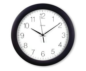 Hama Tenerife - Reloj de Pared radiocontrolado por Radio, 30 cm de diámetro, Pantalla de Hora Extragrande, Reloj de Pared analógico, con manecillas de Horas, Minutos y Segundos, Cubierta de Cristal,