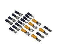 Hama - Terminal plano macho (Set I, 20 unidades)