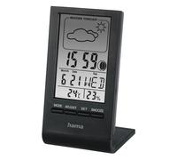 Hama Termómetro LCD — alarma programable, recordatorio de cumpleaños, fecha y función musical