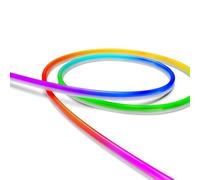 Hama, Tiras led RGB, Luces led habitación de neón para exteriores, IP44, luces LED flexibles, al ritmo de la música, control por app o por voz