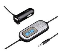 Hama Transmisor FM Pantalla Conector Auxiliar Radio De Coche Adaptador Para MP3