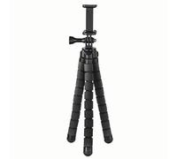 Trípode Hama Flex 26 cm para Smartphone y GoPro, patas flexibles, 300 g máximo