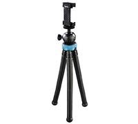 Hama | Trípode Flexpro para Smartphone, GoPro y cámaras de Fotos,Negro/Azul