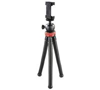 Hama Trípode FlexPro para smartphone, GoPro y cámaras de fotos, 27 cm, rojo