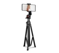 Hama | Trípode móvil 150 cm con Mando Bluetooth, Negro