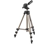 Hama | Trípode para cámara Foto/Video (Trípode Soporte para cámara Reflex de 36.5cm hasta 106.5 cm, trípode Ligero 520g, Nivel Burbuja, Bolsa Porta tripode, Aluminio, Cabeza 3D) Dorado