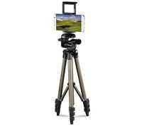 Hama Trípode para cámara, smartphones y tablets – Cabeza 3D, 36,5–106 cm – Negro/Champán