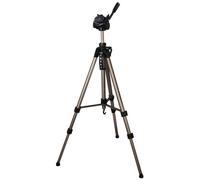 Hama - Trípode para cámaras réflex, regulable desde 69-185 cm, ligero, de aluminio, con funda de transporte, color Bronce