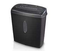 Hama |Trituradora de Papel Nivel de Seguridad E3, P4,T4 (Home X12CD, Destructora Papel, 36,2x19,5x45,2 cm, Nivel Ruido: 72 db, Velocidad Corte: 2 m/min, CDs, DVDs, Blue-Ray, Papel. Tarjetas) Negro