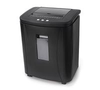 Hama |Trituradora de papel PREMIUM AutoM120 con Nivel seguridad E-3, P-4, T-4, 25L (Destructora papel, Dimensiones 37 x 26 x 52,3 cm, Max. Nivel ruido: 60 db, Max. Velocidad de corte: 2,2 m/min) Negro