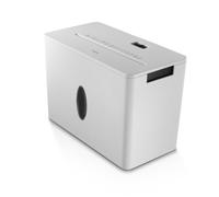 Hama |Trituradora Papel Nivel Seguridad E-3,P-4,T-4 ("SafeX40-W, Destructora Papel, 29,5x15,5x20,7cm, Niv Ruido: 64db, Velocidad: 1,8m/min, 4x33mm Corte, 4 Hojas A4, Tarjetas crédito, Grapas) Blanco