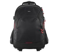 Hama Trolley para cÃ¡mara Ohio, 200, robusto estuche fotogrÃ¡fico para equipaje de mano Negro/rojo