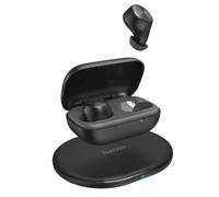 Hama True Wireless In Ear - Auriculares Bluetooth (batería de 4 Horas, Tiempo de conversación de 12 Horas, batería de 12 Horas, Auriculares con Carga inalámbrica y Cargador inalámbrico, protección