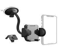 Hama Universal Car Phone Holder Kit (2-in-1 Car Phone Holder, Air Vent Clip and