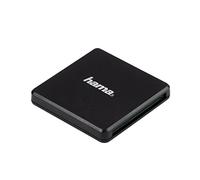 Hama USB 3.0, Lector de múltiples tarjetas, Negro