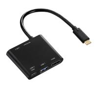 Hama Usb-C 3.1 Hub USB + HDMI 4K UHD Adaptador Av para TV PC Notebook Macbook
