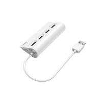 Hama - USB HUB con 4 Puertos (Concentrador USB con rápida Transferencia de Datos, Adaptador multipuertos USB. 4 en 1), Color Bla