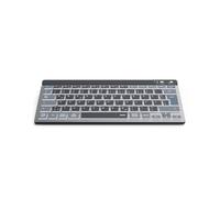 Hama Teclado inalámbrico (teclado multidispositivo con radio/Bluetooth para PC, smartphone, tableta, brillante, intensidad variable, con batería, pequeño, teclas silenciosas, teclas multimedia,