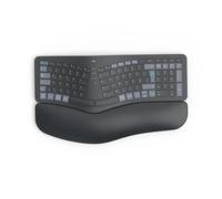 Hama WK-900 Ergo keyboard Home/Office RF Wireless + Bluetooth QWERTZ German Blac
