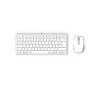 hama WKM-500 Tastatur-Maus-Set kabellos weiB NUEVO