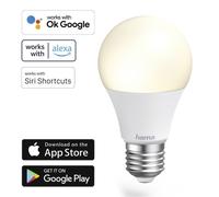 Hama WLAN Led-lampe E27 10W 60W Bombilla Regulable App-Steuerung para Alexa.